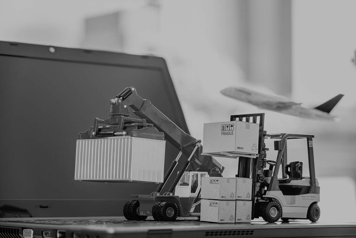 Logistics, supply chain / delivery service concept
